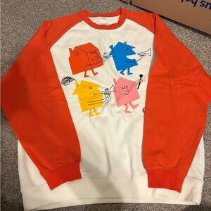 Orange-sleeved Harry’s House Crewneck